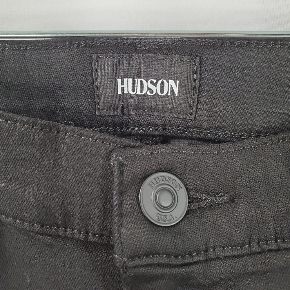 Hudson Krista Super Skinny Ankle Denim Jeans Black - Picture 6 of 11